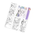 thumbnail image 3 of Kids Acrylic Paint Set, Large Size Premium Canvas Cartoon Pattern Canvas Painting Kit Clear Delicate Lines Ability Development Multipurpose Acrylic Paint Set for Teens Adults, 3 of 8