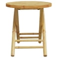 thumbnail image 4 of Mesa de patio plegable VidaXL redonda de bambú Ø45 cm para exteriores, 4 of 9