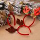 thumbnail image 2 of Monstrate Diademas navideñas para niños, accesorios para el cabello antideformes, adornos brillantes antideslizantes, diadema de alce, vestidor Kits de decoración para fiestas Oro, 2 of 6