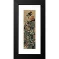thumbnail image 2 of Utagawa Kuniyoshi 11x24 Black Modern Framed Museum Art Print Titled - Fumi Yomu Musume (1844), 2 of 5
