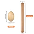 thumbnail image 2 of CATIEBYE 1 Set of Musical Instrument Set Natural Wood Color for Secondary Pupils Recording Studio, 2 of 5