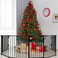thumbnail image 1 of Multifunction 8 Panel Metal Gate Baby Pet Fence Safe Playpen Barrier Wall-mount, 1 of 10