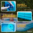 thumbnail image 2 of Inflatable Pool for Kids and Adults - 118 x 72 x 22 -  with Pump & Patches, 2 of 6