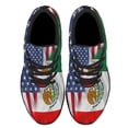thumbnail image 2 of Mexican American flag Shoes Sneakers Black Size 9.5, 2 of 7
