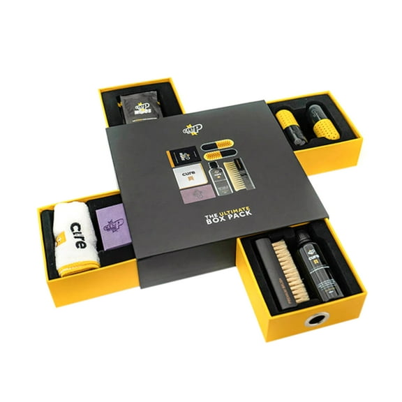 Crep Protect Ultimate Shoe Care Box Pack - Comes with Solution, Brush, Towel, Eraser, Wipes