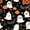 Halloween Black, variant on Birthday Balloon Plastic Table Cloth Rectangle Table 4 Pack, 54''×108'' Tablecloth for 6ft Tables, Table Cloth for Disposable Use, Table Cover for Holiday Party, Gathering