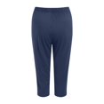 thumbnail image 5 of vigerkar Women's Joggers Pants Elastic Waist Athletic Leggings Loose Fit Tapered Lounge Pants for Workout Yoga Running Navy, XL, 5 of 7
