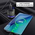 thumbnail image 3 of 1Hora 2-Pack USB-C Car Charger With Cable for iPhone, Android, 3 of 5