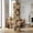 Burly Wood + 5 Tier, variant on 3-Tier Rotating Bookshelf, Solid Pine Wood Spinning Book Shelf Tower, Small Corner Bookcase Storage Organizer for Kids Room, Bedroom & Classroom