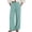 Mint Green, variant on Womens Linen Cotton Pants Wide Leg Palazzo Pants Summer Spring Casual Work High Elastic Waisted Pants Trouser with Pockets
