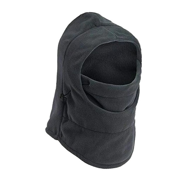 Qarigey Sombreros a prueba de viento, capucha cálida, pasamontañas, cubiertas ajustables para esquí, gorras, artículos para la cabeza, suministros Sombreros gris oscuro Qarigey AP009970-07