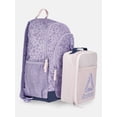 thumbnail image 3 of Reebok Kids' Charlie 17" Laptop Backpack and Lunch Bag Set, 2-Piece, Lavendar Leopard, 3 of 5
