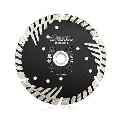 SHDIATOOL Diamond Cutting Blade with Turbo Slant Protection Teeth 105mm for Concrete Tile Granite Marble Masonry Brick SHDIATOOL Diamond Cutting Blade with Turbo Slant Protection Teeth 105mm for Concrete Tile Granite Marble Masonry Brick