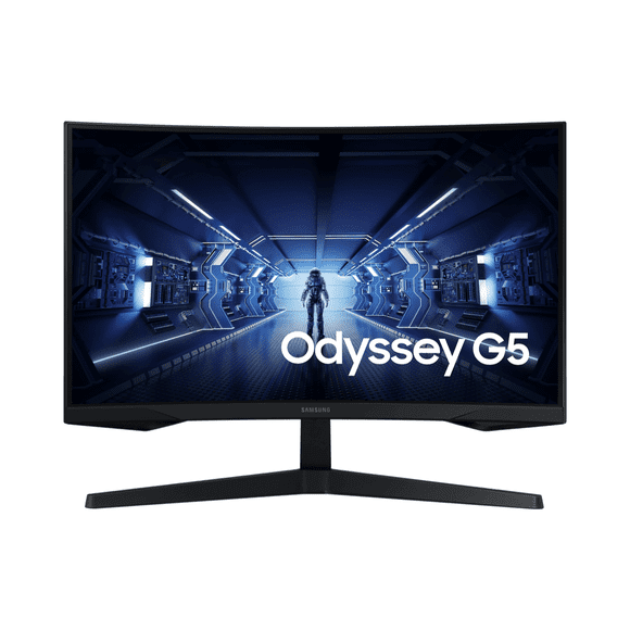 Samsung 27" WQHD Odyssey G5 Gaming Monitor With 1000R Curved Screen LC27G55TQBNXZA