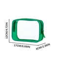 thumbnail image 2 of RKSTN Cosmetic Bags Transparent Large Capacity Cosmetic Travel Storage Bag, Plastic Zipper Wash Bag, 2 of 2