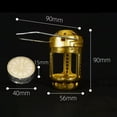 thumbnail image 5 of SPRING PARK Candle Lantern Camping Outdoor Mini Bright Aluminium Alloy Brass Night Light Bivouac Tent Lantern Fishing Hanging Lamp Hiking, 5 of 7