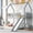 Gray, variant on Twin over Full Size | Built-in Ladder & Slide for Space Saving | Ideal for Dorm Rooms, Extra Sleep & Play Space