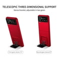 thumbnail image 6 of Nalacover for Samsung Galaxy Z Flip 3 5G, Folding of Three-Dimensional Support Kickstand Hard PC Back Shockproof Bumper Protective Luxury Silicone Phone Cover For Samsung Galaxy Z Flip 3 5G, Red, 6 of 10
