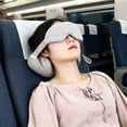 thumbnail image 6 of Travel Neck Pillow with Eye Mask, Large 500g Memory Foam U Shaped Pillow, Extra Support Airplane Neck Rest, Shade Sleep Mask for Travel Office by Xuniizn, 6 of 7