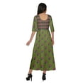 thumbnail image 4 of Moomaya Robes Tuniques Ligne A pour Femmes Manches 3/4 Kurti Imprimé Tenue d'Été, 4 of 5