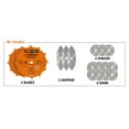 thumbnail image 4 of CMT 230.524.08 Precision Dado Set, 8-Inch X 24 Teeth FTG+ATB Grind with 5/8-Inch. Bore, 4 of 5
