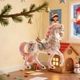 thumbnail image 5 of Horse Ornaments for Christmas Tree Horse Hanging Figurines Resin Decorative for Holiday Home Décor Xmas Gifts, Horse with Mane & Tail, 3.4" L, 5 of 6