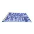 thumbnail image 2 of Ahgly Company Machine Washable Indoor Rectangle Abstract Blue Modern Area Rugs, 7' x 10', 2 of 4