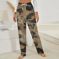thumbnail image 3 of Abstract Leopard Print Texture Winter Female Pants Flannel High Waist Women Pants Lady Warm Straight Leg Plush Trousers, 3 of 7