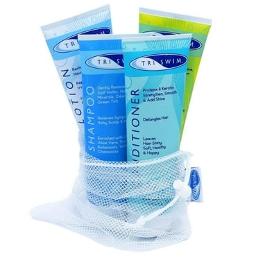 TRISWIM Value Pack of 4, Body Wash, Shampoo, Conditioner, Lotion 8.5oz