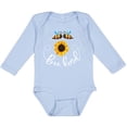 thumbnail image 3 of Inktastic Bee Kind Bees and Sunflower Boys or Girls Long Sleeve Baby Bodysuit, 3 of 5