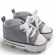 thumbnail image 3 of Nuevos zapatos para bebés, zapatillas clásicas de lona informales para niños y niñas, primeros pasos para recién nacidos, zapatos para caminar antideslizantes de suela blanda D2486, 3 of 5