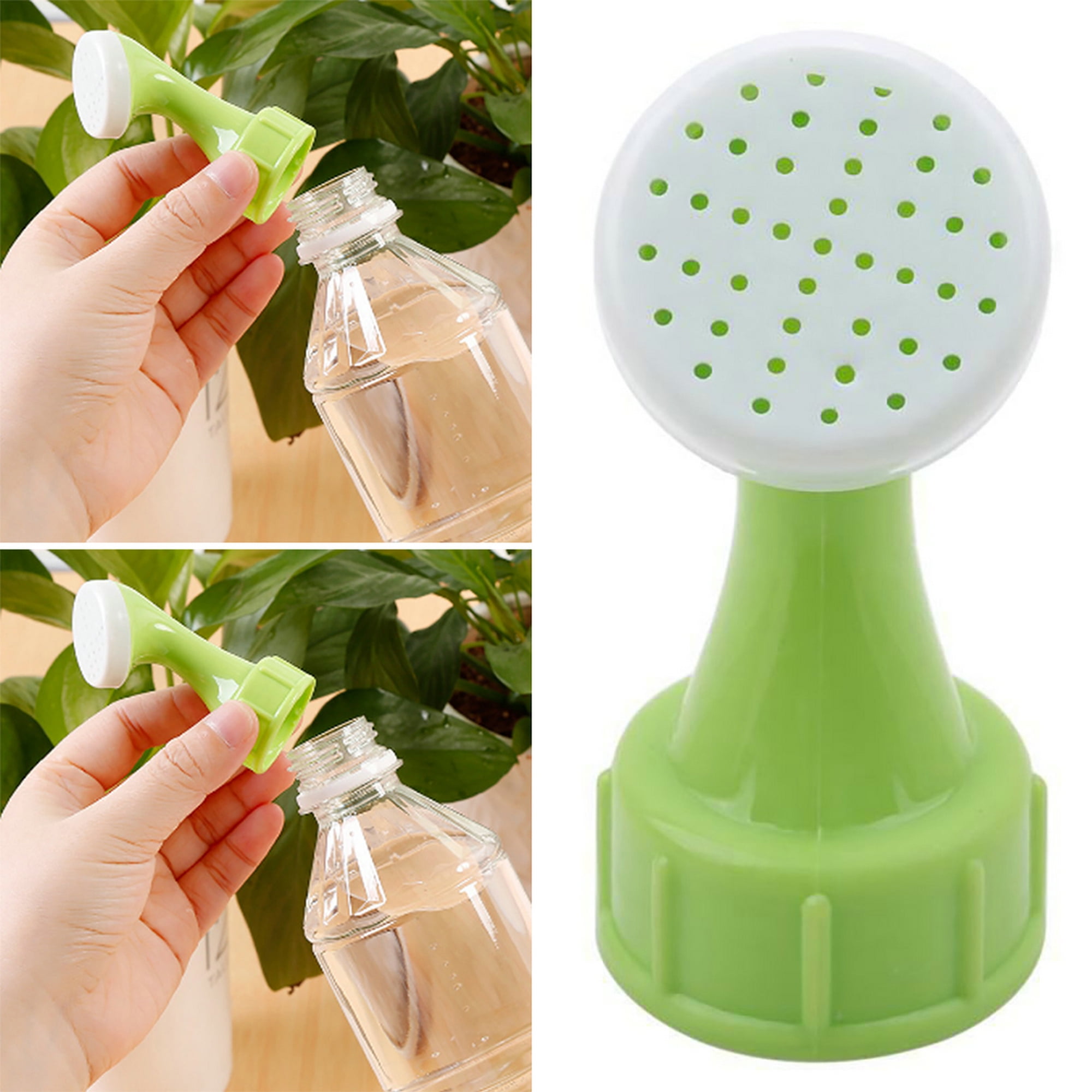 4pcs Plastic Water Bottle Nozzle Spraying Head Plants Sprinkler Watering Tools 