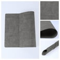 thumbnail image 2 of REGALWOVEN Set of 6 Faux Leather Placemats, Placemats for Kitchen Dining Table Decor, Heat Resistant Table Placemats Wipeable Place Mat Dark Gray 17*12in, 2 of 7