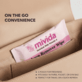 thumbnail image 2 of mivida Hypoallergenic Individually Wrapped Makeup Remover Wipes with Vitamin E, Fragrance-Free, 100 Count, 2 of 10