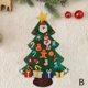 thumbnail image 5 of Árbol de Navidad de fieltro DIY, calendario de Adviento, decoraciones navideñas, adornos colgantes B Zulema Colgando de la pared del árbol, 5 of 8
