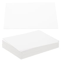Uxcell 7x5x0.06" Chipboard Sheets, 20Pcs 60PT Thick Book Board Binders Board Sturdy Bookbinding Supplies, White