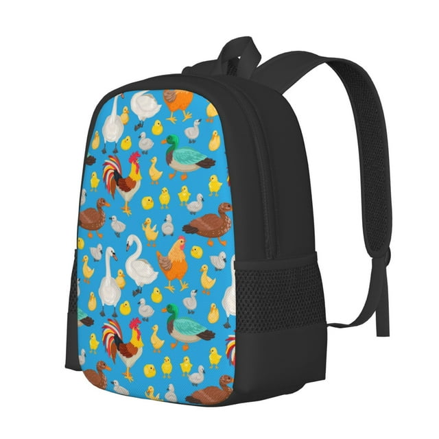Balery Rooster And Chickens Mochila para hombre y mujer - Tela Oxford 600D resistente - Gran capacidad, resistente al agua, ideal para la escuela, viajes y senderismo