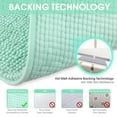thumbnail image 4 of Jaritto Bathroom Non-slip Mat Bath Mat Chenille Microfiber Floor Rug Soft Machine Washable Absorbent for Shower Toilet 40 x 60 cm /16"x24" (Light Cyan), 4 of 7