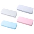 thumbnail image 2 of Werulen 4Pcs Pencil Box Storage Organizer, Multi-Purpose Ruler Study Supplies for Study, Plastic Pencil Case forKidsAdults, Office Desk Organizer for Pens Markers, Classroom Teacher Supplies, 2 of 9