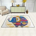 thumbnail image 3 of Dreamtimes Lightweight Soft Area Rugs 31x20 Inch, Lovely Cute Elephant Floor Mat Doormat for for Rooms Entrance Hardwood Floor Living Room 2'7" x 1'8"） Nursery Rugs, 3 of 6