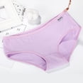 thumbnail image 1 of Bragas de algodón para mujer, ropa interior para mujer, color sólido, bragas para niña, ropa interior de algodón de cintura baja, estudiantes femeninas, 1 of 6