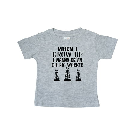 

Inktastic Future Oil Rig Worker Gift Baby Boy or Baby Girl T-Shirt