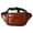 Tan, variant on Leather Fanny Pack Mens Waist Belt Bag Womens Purse Hip Pouch Casual Business Belt Bag Waterproof, Suitable for Many Occasions and Easy to Carry Travel Sports
