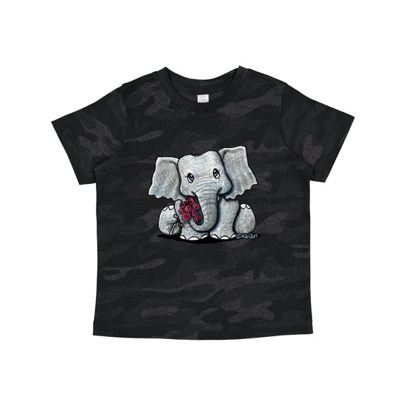 Inktastic Kiniart Elephant Boys or Girls Toddler T-Shirt