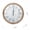Brown+Gray + Solid Wood, variant on D32.3" Grant Oversized Wall Clock with Fir Wood Frame, 18" x 29" Antique White Oval Wall Clock, Traditional Vintage Home Decor Clock