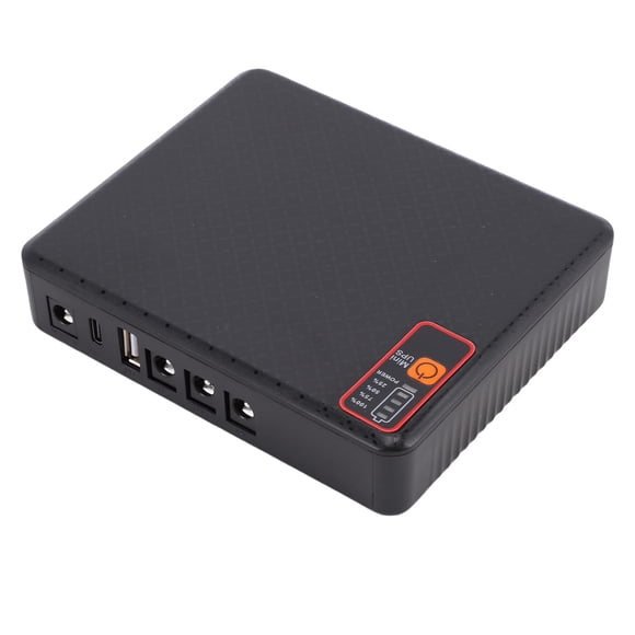 Mini UPS DC 15600mAh Batería De Respaldo Y Protector Fuente De Alimentación Ininterrumpida Para Enrutadores, Módems, USB Tipo C Mini UPS 5V 9V 12V