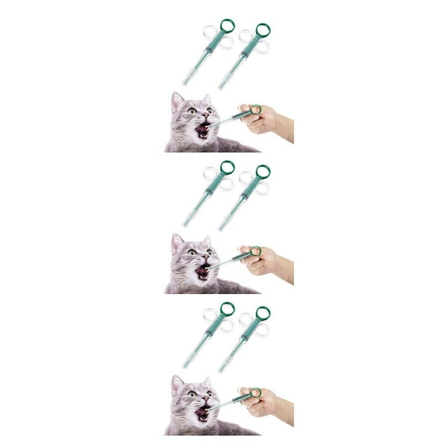 tamizeot 2Pcs Pet Feeding Tools Kit Home Small Reusable Safety Dispensers Pills Universal Feeder Shop Convenient Liquid Handheld 3Set