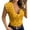 Yellow, variant on PMVFHDE Ladies Fashion Lace V Neck T Shirt for Occasions - Elegant Stylish and Comfortable Top for Women Yellow,XXXXXL