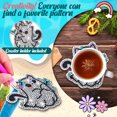 thumbnail image 4 of Posavasos Con para Manualidades Kit 8/10 Piezas Soporte Halloween Gato Otoño Cacao Caliente Natividad Muñeco Nieve Adultos Y Suministros Regalo Principiantes, 4 of 8