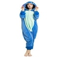 thumbnail image 2 of Pajamas Halloween Unisex Adult Onesie Cosplay Cartoon Mens Womens Flannel Party Stitch Jumpsuits, 2 of 5